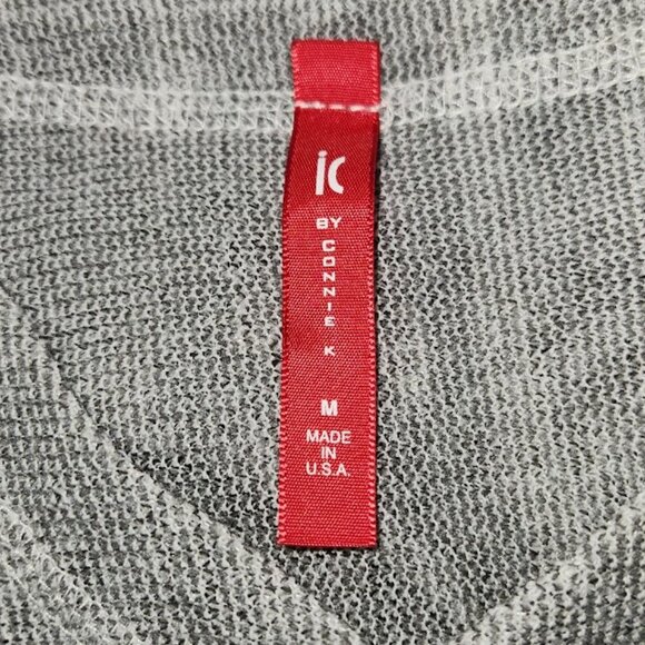 IC By Connie K Layered Cut-out Asymmetrical Blouse Top Size Medium - Picture 5 of 5